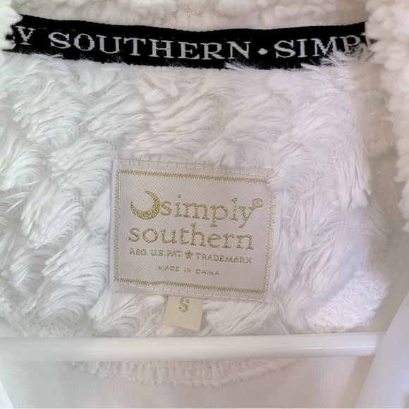 Simply Southern Sherpa Quarter Zip Pullover - Picture 3 of 7
